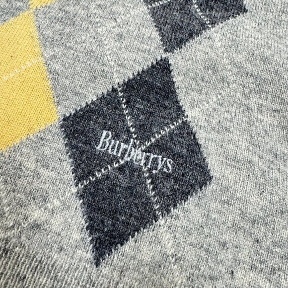 Burberrys Sweater Vintage Pure Lambswool Unisex - Picture 8 of 12